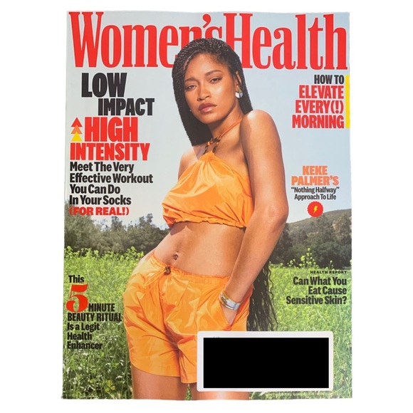 Womens Health Magazine September 2022 Keke Palmer 5 Minute Beauty Ritual Workout - Picture 1 of 4